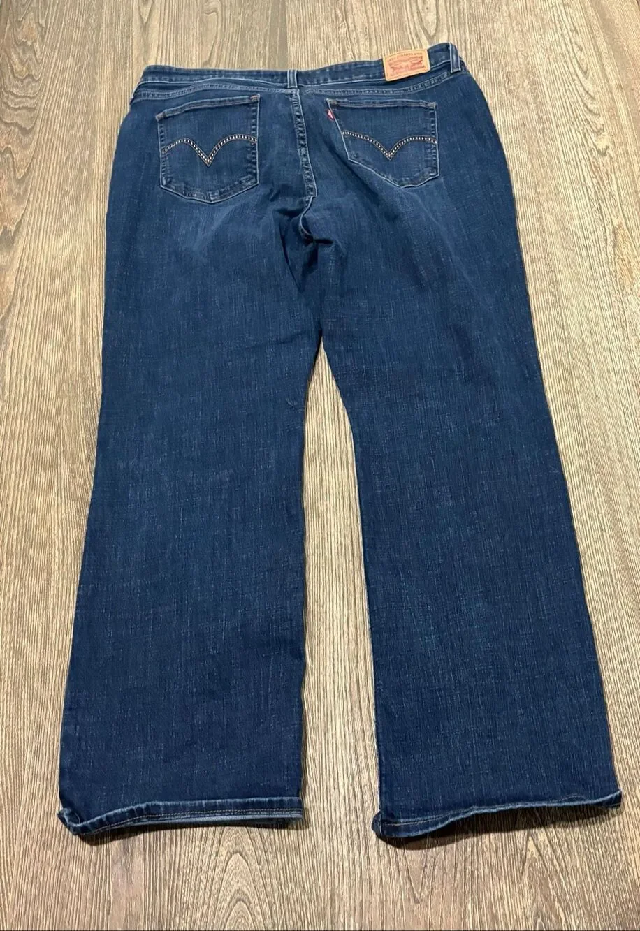 Levi's Strauss & Co. Women's Whisker 415 Classic Bootcut Jeans Blue Size 18W